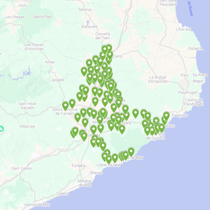 AGA Serveis - Zona d'actuació